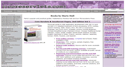 Desktop Screenshot of books.coreservlets.com